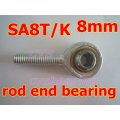 8mm SA8T/K POSA8 SAL8T/K POSAL8 rod end joint bearing metric male left hand thread M8X1.25mm rod end bearing