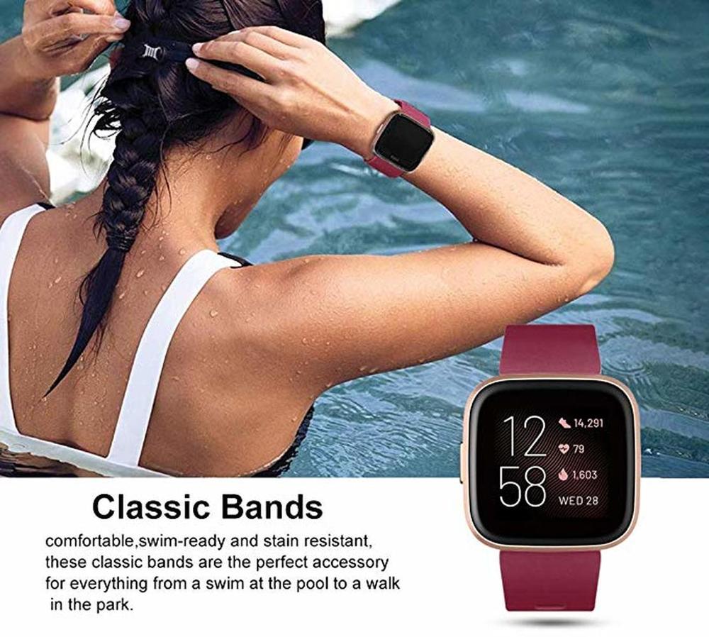 Soft Silicone Band for Original Fitbit Versa 2 smart watch Sport bracelet for Fitbit Versa lite Waterproof Wrist Strap