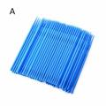 100Pcs Dental Micro Brush Disposable Materials Tooth Applicators Eyelash Brush Makeup Tools Teeth Whitening L/M/S TSLM1