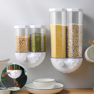 Transparent Sealed Storage Box Grains Food Storage Tank Household Kitchen Cans Containers Dry Cereals Box Rice Bean Dispenser
