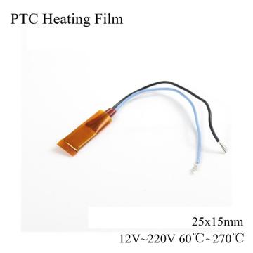 12V 24V 220V PTC Heating Film Ceramic Heater Air Fan Heat Thermostat Constant Temperature Thermistor Plate Element 12 100 220