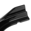 3Pcs Glossy Black Car Front Bumper Chin Lip Splitterr Lip Spoiler Diffuser Protection Caver Trim For Honda For Accord 2018 2019