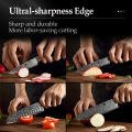 XINZUO 6 PCS Kitchen Knives Set 67 Layers High Carbon Japanese VG10 Damascus Steel Chef Santoku Utility Knife Pakkawood Handle