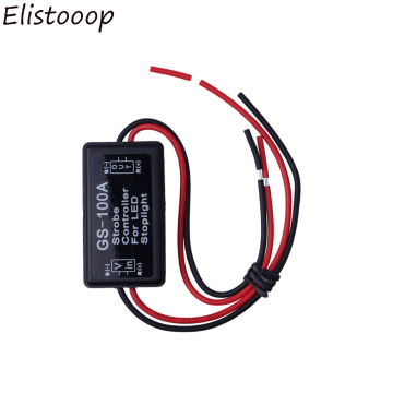 Flash Strobe Controller Flasher 12--24V for LED Flashing Back Rear Brake Stop Light Lamp Car Accessories GS-100A