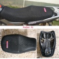 Motorcycle Seat Cover Protector Heat-shied Breathable Cushion Scooter Net Black Camo for Vespa GTS Kawasaki Yamaha Honda Forza