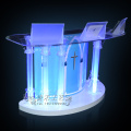 GUIHEYUN Professional Acrylic Stand up, Floor-Standing Podium, Lectern (Clear) Important Auditorium Activities Furnitures