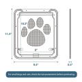 Dog Footprint Pattern Pet Cat Door Window Door Screen Doggie Flap Pet Supplies-30