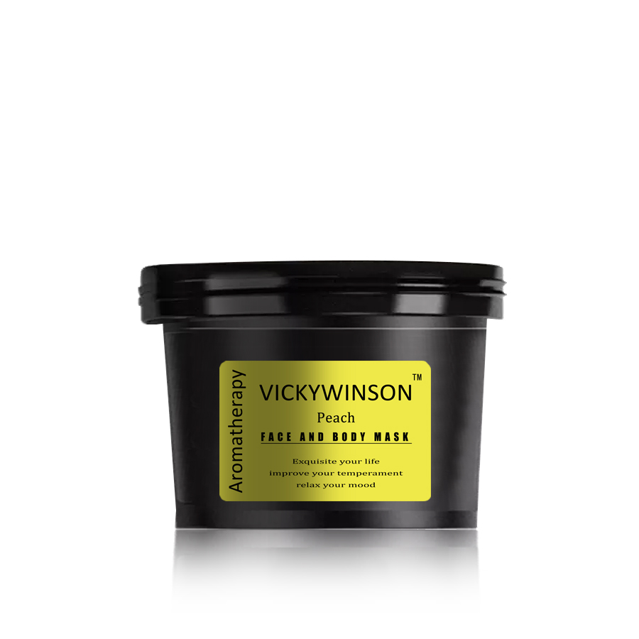 VICKYWINSON Peach Aromatherapy scrub 50g Exfoliating Scrub Body Scrub Cream Facial Body Dead Skin Removal Deep Clean