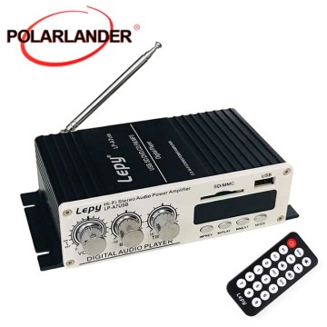 LP-A7USB Hi-Fi Stereo Audio Amplifier 2 Channel With USB/SD Port Remote Control Car Amplifiers FM MP3 Player