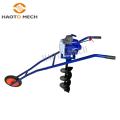 Hand push Earth Auger ground drill digger machine