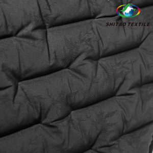 One‑Piece Woven Large Jacquard Down Channel Fabric