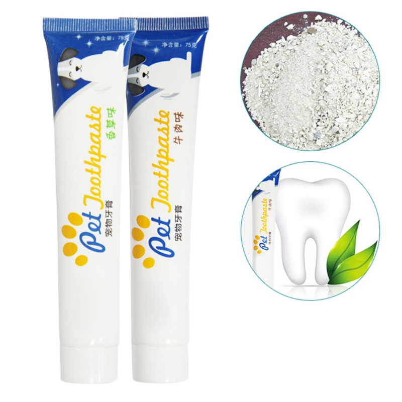 2 Options Pet Teeth Cleaning Supplies Dog Healthy Edible Toothpaste for Oral Cleaning and Care 1