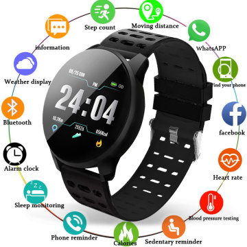 LIGE Sport Bracelet Smart IP67 Waterproof Fitness Bluetooth Connection Android ios System Heart Rate Monitor Pedometer Watch