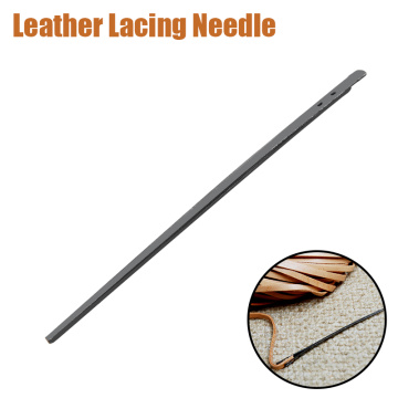 Leather Lacing Needle Double Hole Manual Rope Lace Handwork Craft Knitting Needle DIY Hand Stitching Sewing Tools Accessories