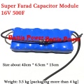 16V 500F Supercapacitors Module 15V Start Power Motor Super Farad Capacitor 6x 2.7V 500F Car 16v 2.7V DC Rectifier Car Battery