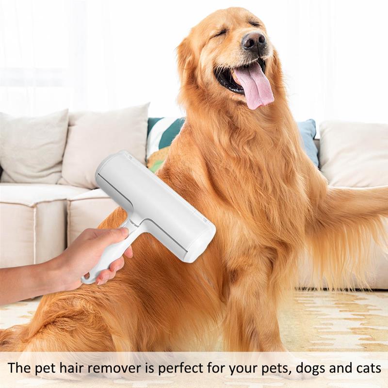 Reusable Pet Hair Remover Roller Dog Cat Fur Roller Sofa Clothes Cleaning Brush self-cleaning Lint Pet Hair Remover