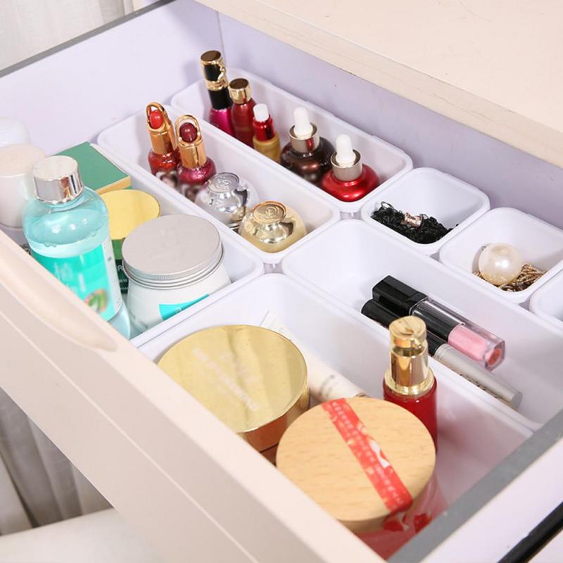 Organizer Box Trays Home Office Storage Kitchen Bathroom Closet Desk Box Drawer Organization Tray Cutlery 2020 NEW