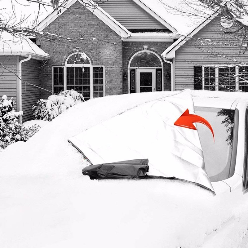 Universal Magnetic Car Windshield Covers Car Cover Snow Frost Winter Wind Protector Sun UV Rain Shade Cover Auto Car Accessory
