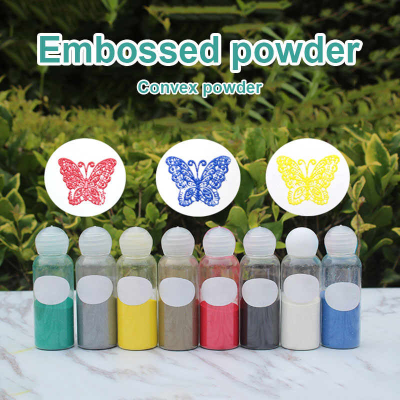 Embossed Powder Pigment Embossing Stamping Scrapbooking Craft Craft Metallic Paint Emboss Powder Shiny Colour Embossing Pigment