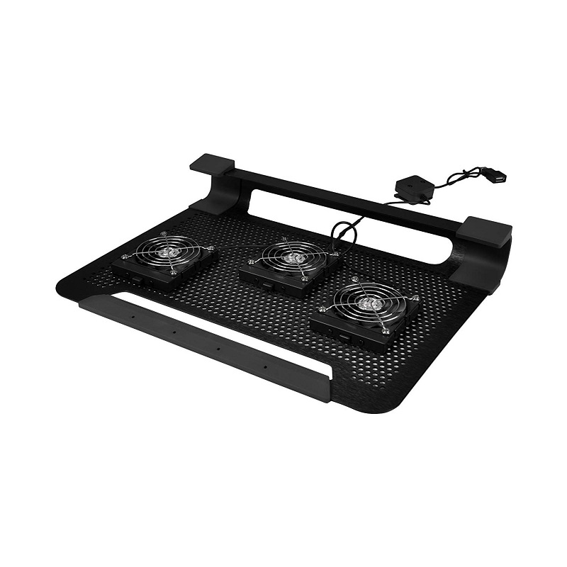 Cooler Master U3 plus Non-slip Gaming Laptop Cooling Pad with 3 80mm Moveable silent fan Notebook Cooler Base For Laptop 9-19''