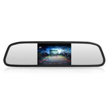 Waterproof Parking Assistance System Universal 4.3 inch LCD Display Car Rearview Mirror Monitor for Parking Reversing