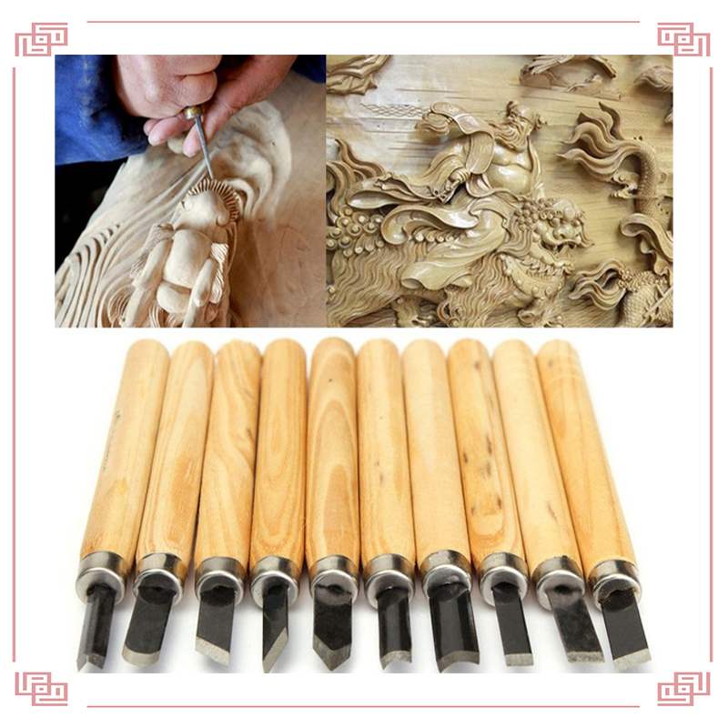Doersupp Wood Carving Chisels Knife 3/8/12pcs/Set For Basic Wood Cut DIY Tools and Woodworking Gouges Professional Hand Tools