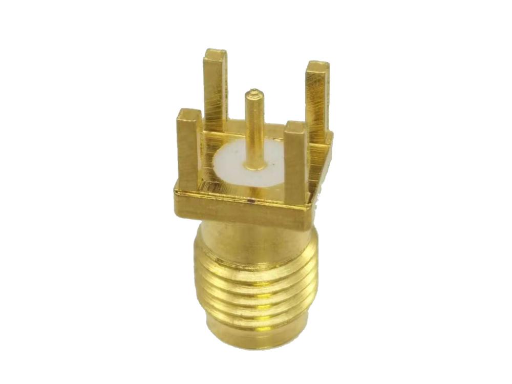 Connector SMA Female Jack Solder PCB Mount Straight RF Coaxial