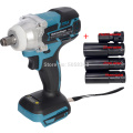 Electric Rechargeable Brushless Impact Wrench Cordless body with 19 21 22mm socket & Shank socket Adapter Quick-Release Driver