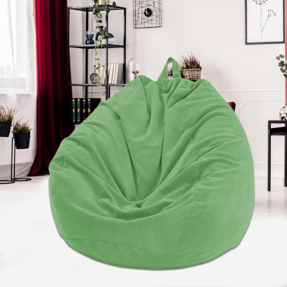 Lazy Bean Bag Sofas Cover Chairs Filler Linen Cloth Lounger Seat Bean Bag Puff Asiento Couch Tatami Living Room Furniture