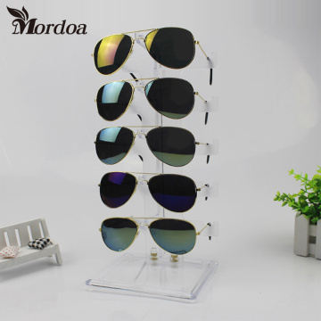 High-Quality Plastic 5-Layer Sunglass Display Rack Shelf Jewelry Display Stand Desktop Necklace Bracelet Holder Watch Showcase