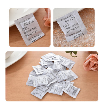 100 Packs New 1g Non-toxic Silica Gel Desiccant Damp Dehumidifier Room Kitchen Clothes Food Storage Moisture Absorber Bags