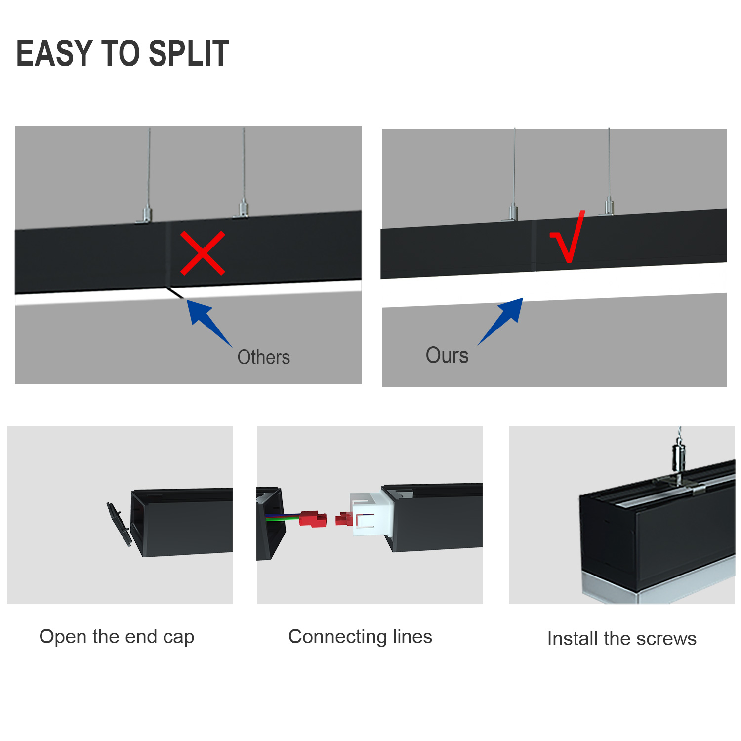 linear lighting strips