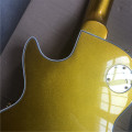 High quality electric guitars, guitars, gold pieces, golden jazz, custom electric guitars, guitars and suitcases.