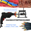 Portable Machines Stripper 1-30mm Manual Wire Stripping Machine Scrap Cable Peeling Can Connect Stripper Hand Drill Hand Tool