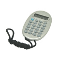 Mini Oval Shaped Pocket Calculator with Lanyard