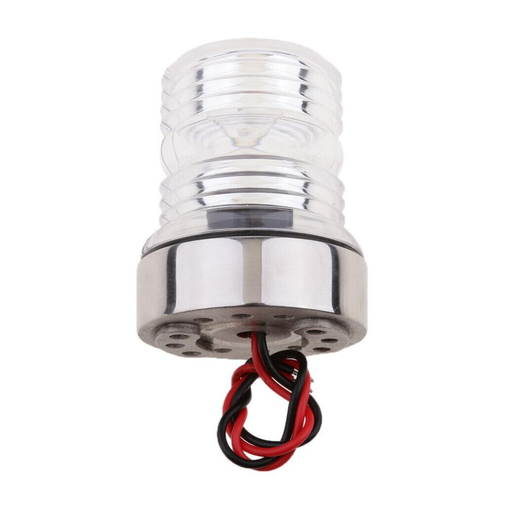 1 Pcs Marine Boat Yacht White All Round 360 Degree 12V LED Navigation Light