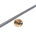 Lead Screw T8 350mm Linear Guide 3D Printers Parts helical pitch 1mm 2mm 4mm 8mm 10mm 12mm 14mm Trapezoidal Screws with nut
