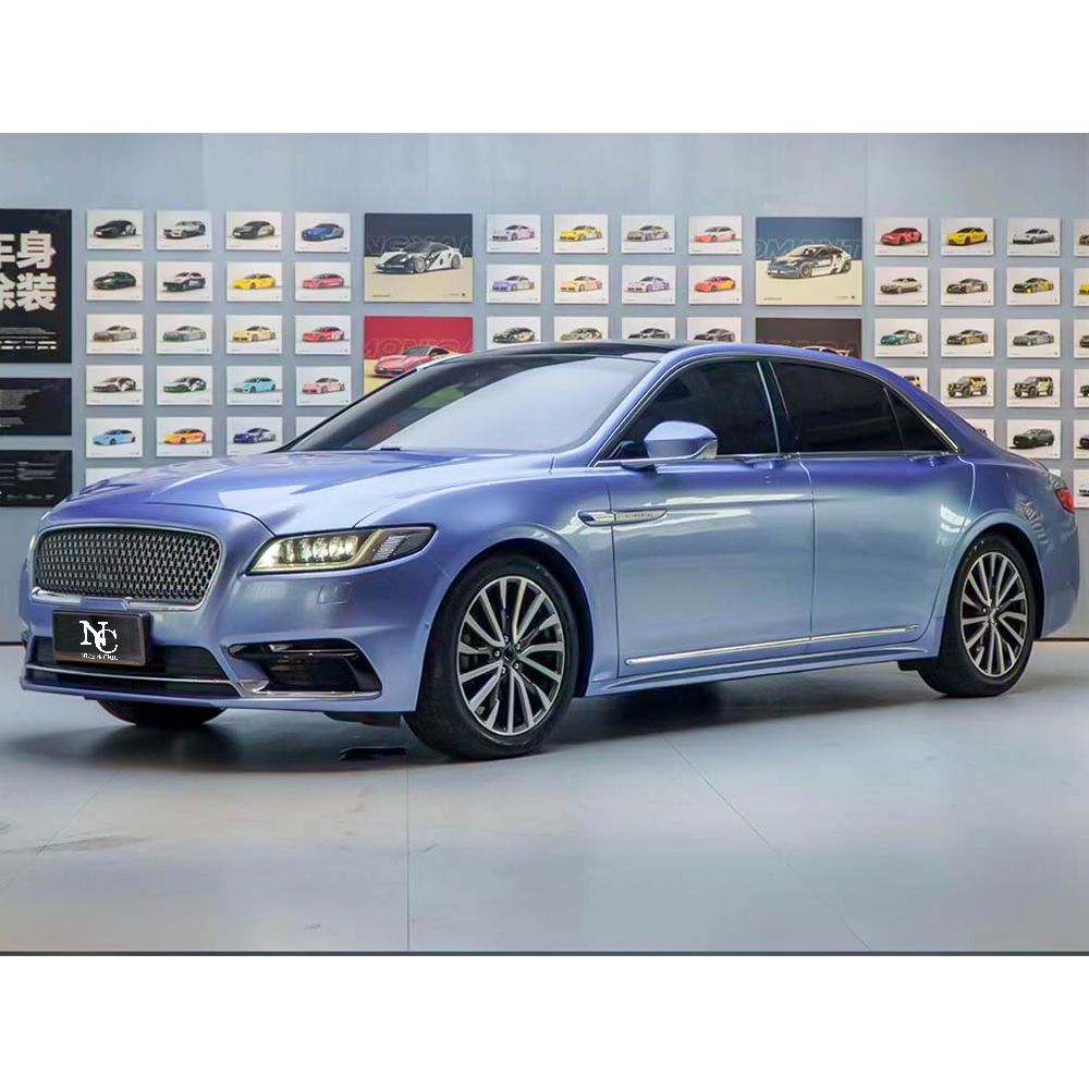 Metal Paint Mist Blue Auto Wrap