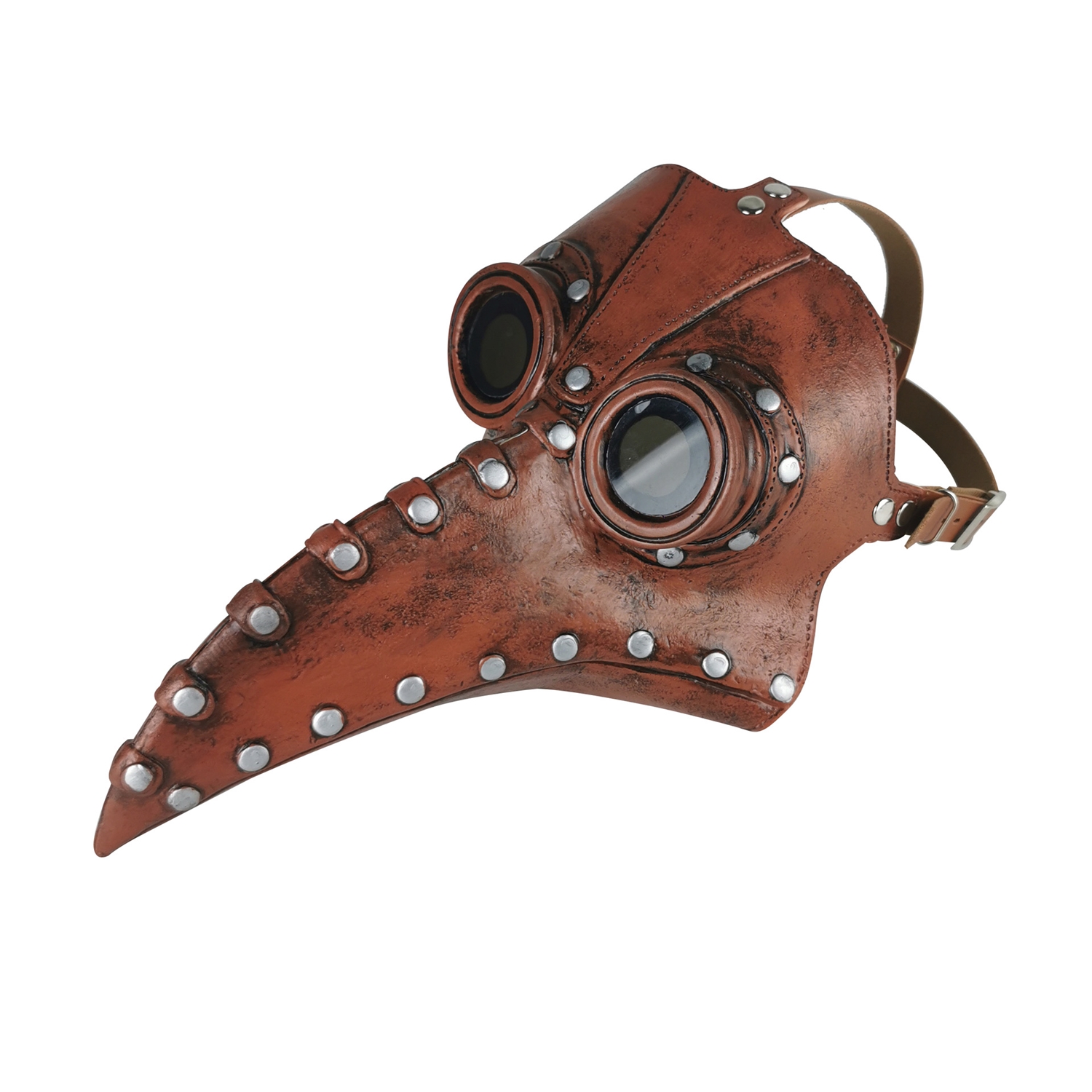 Funny Medieval Steampunk Plague Doctor Bird Mask Latex Punk Cosplay Masks Beak Adult Halloween Event Cosplay Props Party