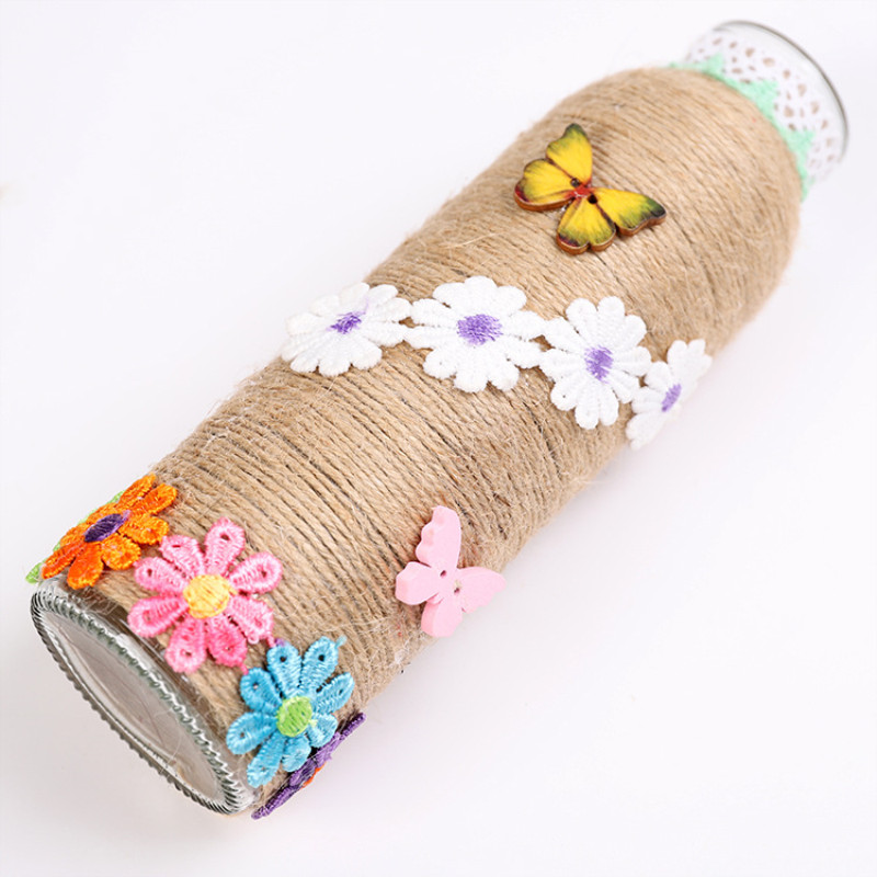 Xugar 30M Natural Jute Rope DIY Handmade Materials Burlap Twine Cords For Scrapbooking Craft String Gift Packaging Home Supplies