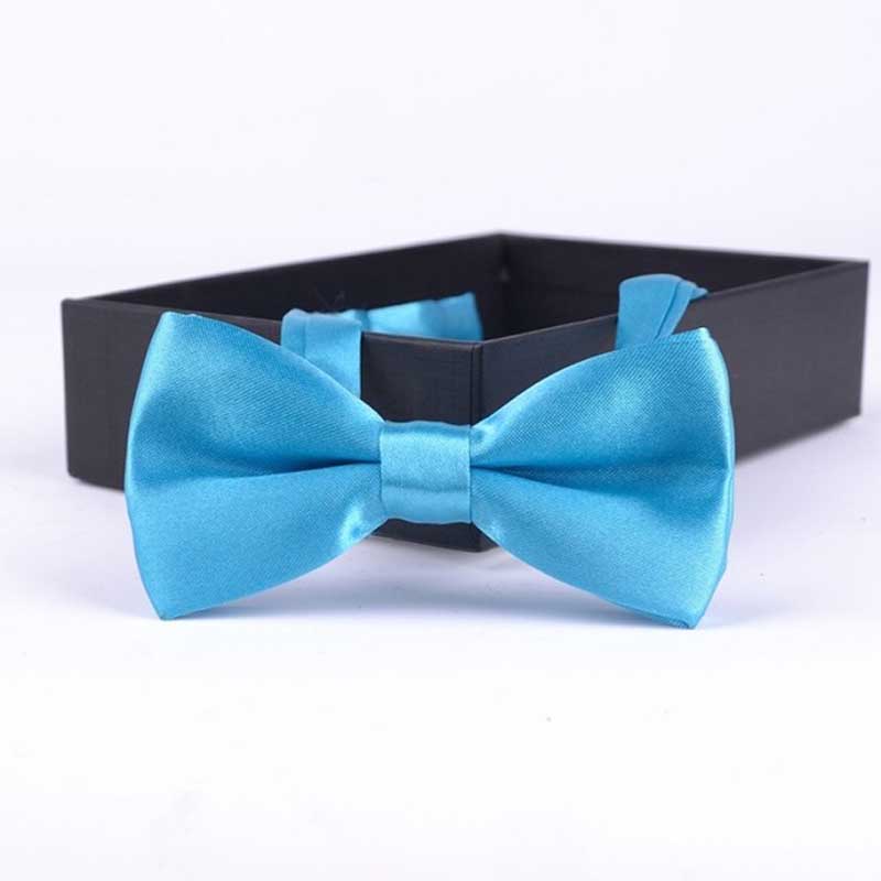 Classic Kid Bowtie Boys Grils Baby Children Bow Tie Fashion Solid Color Mint Green Red Black White Toddle Pets Cravate