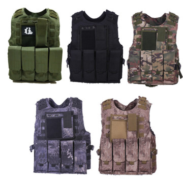 Camouflage Multi-function Vest Children Adult Military Tactical Vest Wargame Hunting Jungle Military Combat Tactical Waistcoat