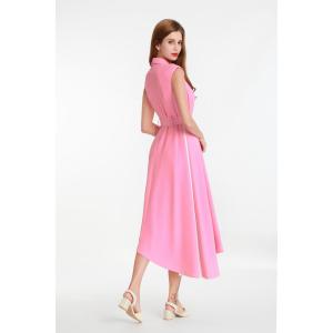 Suit Collar Waist Belt Dress