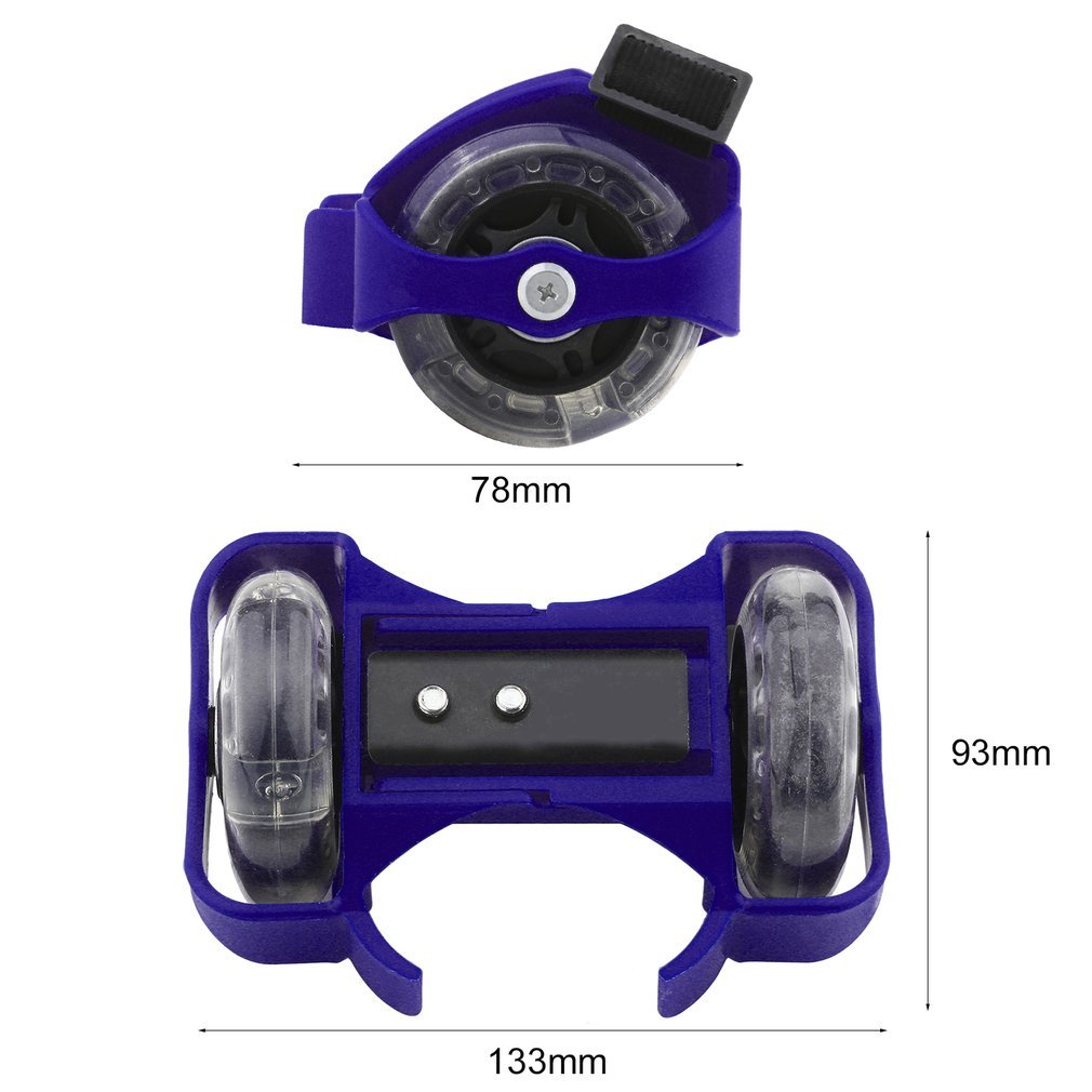 Colorful Flashing Roller Small Whirlwind Pulley Flash Wheels Heel Roller Adjustable Simply Roller Skating Shoes