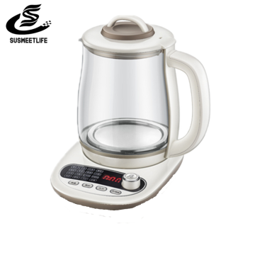 Health pot, glass flower teapot, 1.8-liter multifunctional household electric kettle