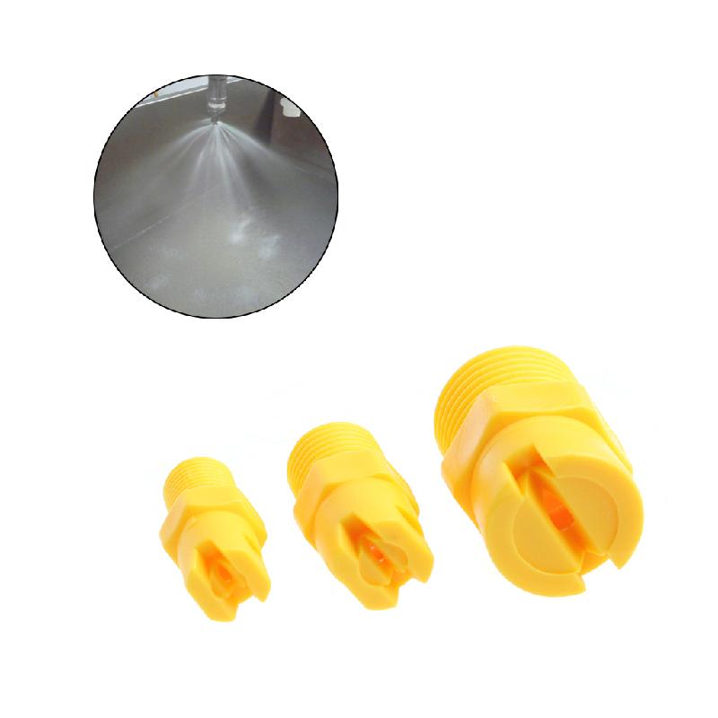 Plastic Vee Jet Flat Fan Spray Nozzle 1/8"1/4" 1/2" Industrial Cleaning Washing