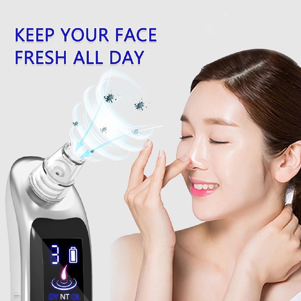 Electric Acne Blackhead Remover Vacuum Suction Face Pimple Extractor Tool Black Spots Facial Pores Cleaner black head remover