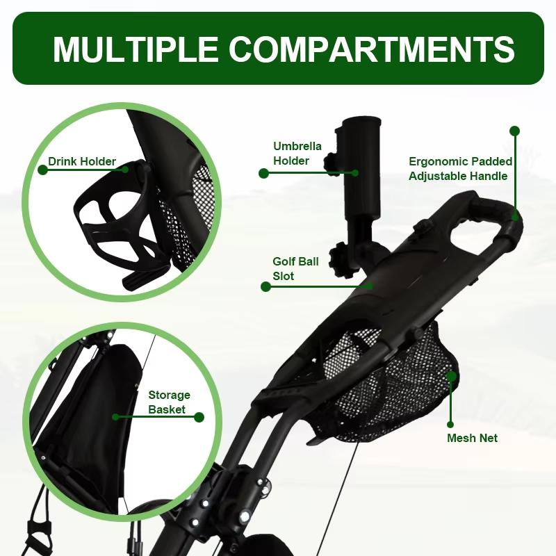 three-wheels golf trolly 2