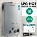 18L LPG water heater propane gas water heater boiler water heater
