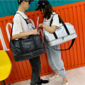 Bags Glossy Fitness Travel Bags Dry Wet Tas Handbags Women Gym Bag With Shoes Pocket Traveling Sac De Nylon Big Bag XA742WB